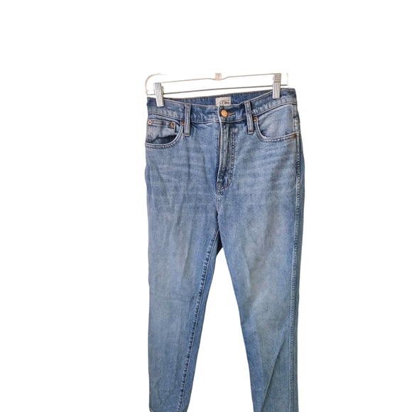 J. Crew 10" Vintage Straight,Classic Blue Women's Jeans - Picture 1 of 7